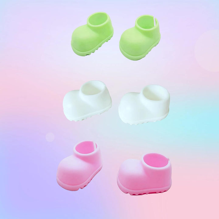 Doll Shoes for Labubu,10 Pairs Cute Labubu Shoes Set,Including Pink Labubu Boots,17Cm Labubu Accessories(No Doll)