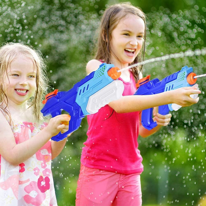 3 Pack Water Guns for Kids Adults - 600CC Squirt Water Toy Gun Super Blaster Soaker Long Range High Capacity Swimming Pool Beach Outdoor Fighting Toy for Boys Girls (Blue)