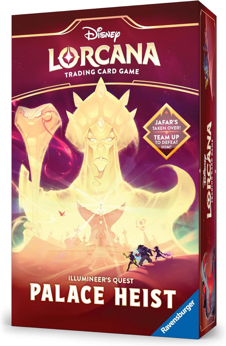 Disney Lorcana TCG: Illumineer’S Quest – Palace Heist | Cooperative Adventure against Jafar | Solo or Team Play| Includes Exclusive Cards & Playmat | Ages 8+