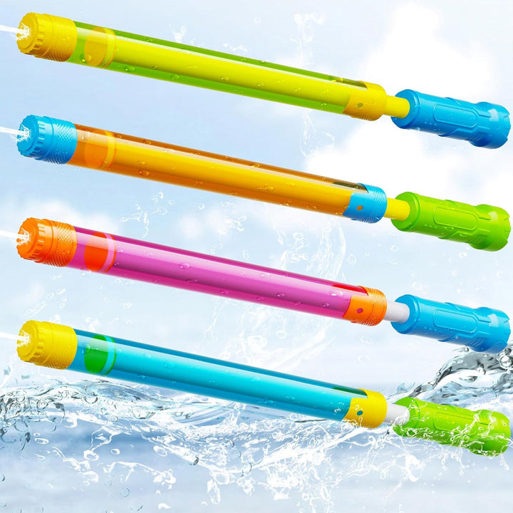 Water Gun Squirt Toys for Kids Adults: Shoot up to 40 Feet - Outdoor Super Blaster Water Guns for Kids Age 3-4-5-8-12 Bulk - Fun Water Squirter Toy for Swimming Pool Beach Summer outside Party Games