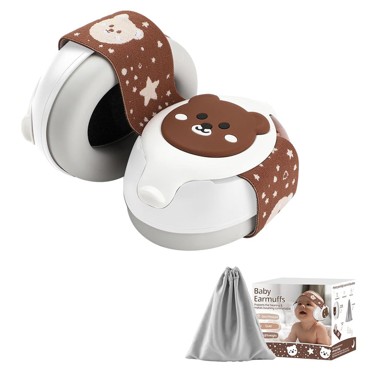 Baby Ear Muffs,25Db Infant Noise Cancelling Headphones for Babies 0-36 Months with Adjustable Headband Infant Ear Protection,Ideal Baby Travel Essentials for Outdoor,Sleep,Airplane & Music Festivals