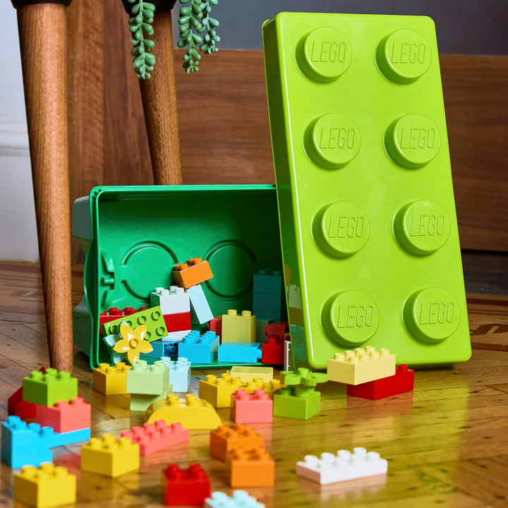 DUPLO Classic Brick Box Building Set - Features Storage Organizer, Toy Car, Number Bricks, Build, Learn, and Play, Great Gift Playset for Toddlers, Boys, and Girls Ages 18+ Months, 10913