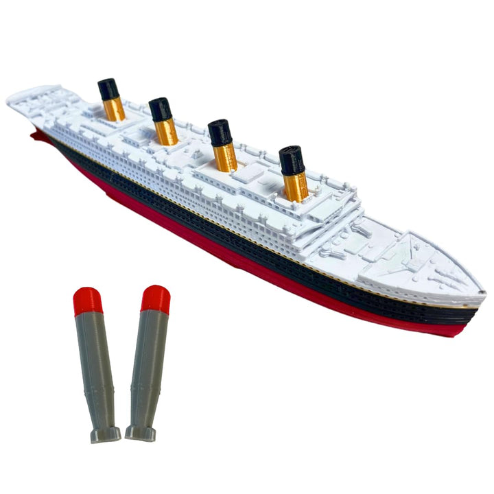 Split in Half Titanic Bath Boat and Pool Toy,Break in Half RMS Titanic Toys for Kids, Historically Accurate Breakable Titanic Toy, Titanic Ship, Titanic Cake Topper, Titanic Figurine, Titanic Boat, Titanic Replica