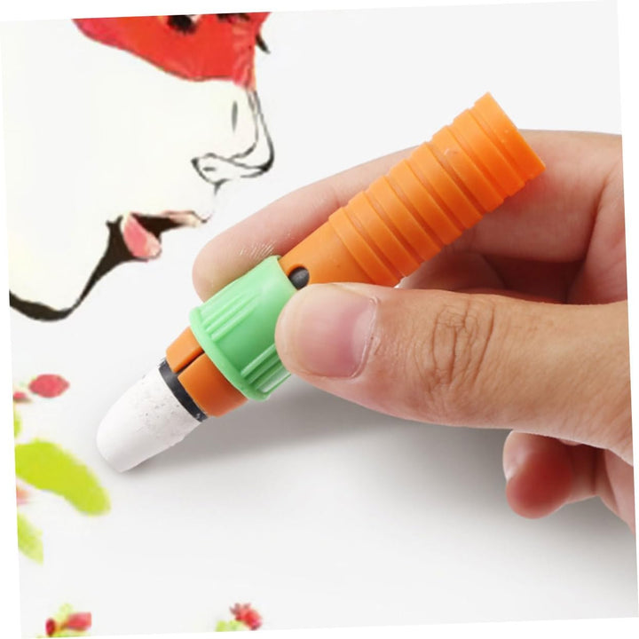 30Pcs Crayon Lengthener with Sharpener Versatile Art Pencil Holder for Oil Pastels and Crayons Drawing and Sketching Tool Built Sharpener for Convenient Use