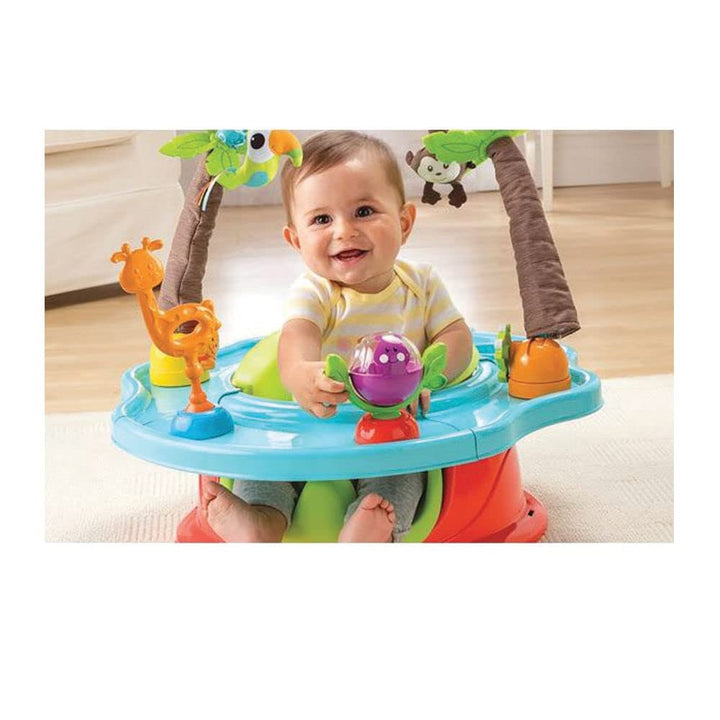 Summer by  Deluxe Superseat, Wild Safari, Fun Baby Seat for Sitting Up, Playtime, and Meals, Ages 4 Months to 4 Years