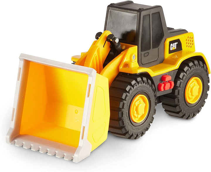 Construction Toys, Tough Machines Toy Excavator, 10" W/Realistic Lights & Sounds, Rumbling Action, Movable Parts & Sturdy Plastic Construction