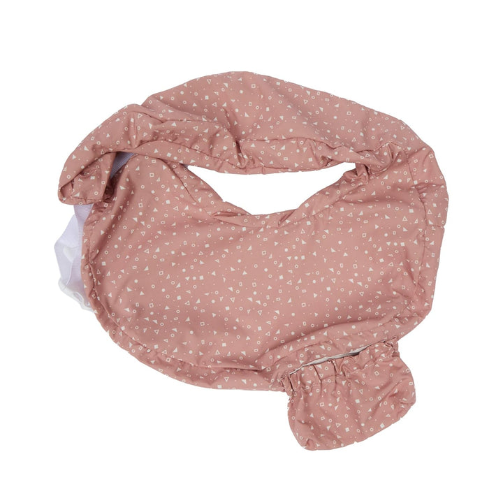 Organic Cotton Deluxe Nursing Pillow Cover - Slipcovers for Baby - Adjustable Fit, Easy Care, Durable - Original Nursing Pillow Not Included, Organic Cream