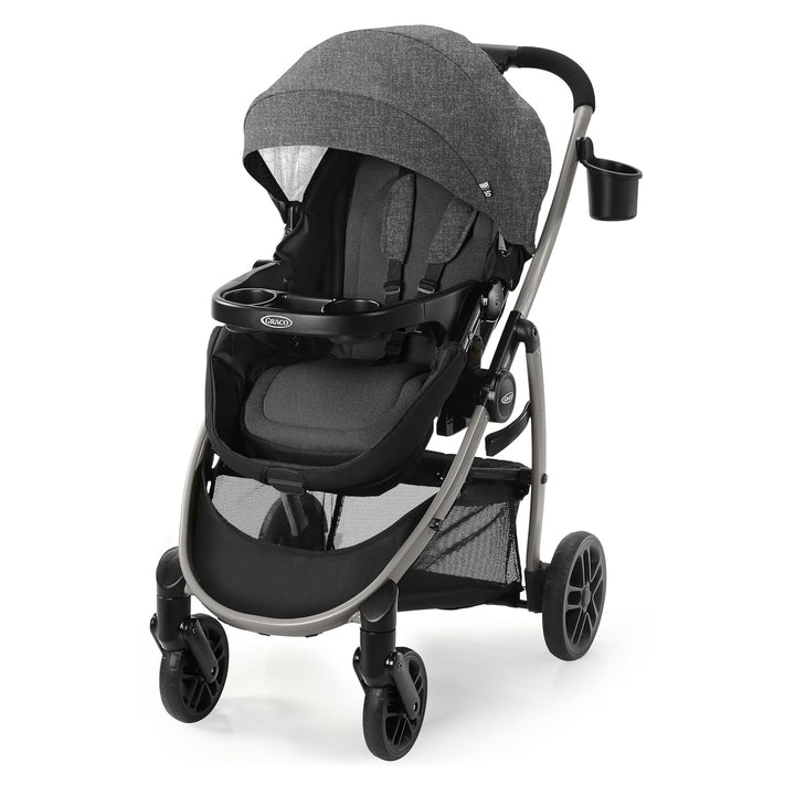 Modes Pramette Travel System | Stroller & Car Seat Combo | 3-In-1 Stroller Modes | Includes  Snugride 35 Infant Car Seat | Ellington