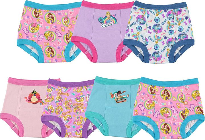 Girls' Princess Toddler Potty Training Pant and Starter Kit Includes Stickers & Tracking Chart Sizes 2T, 3T, 4T