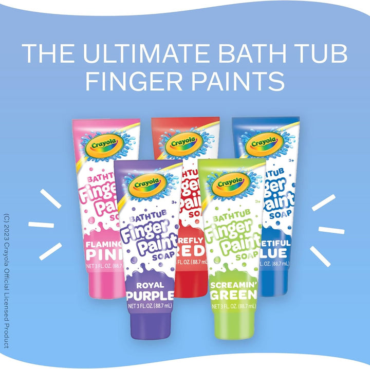 Taste Beauty Bathtub Finger Paint Soap, Easy to Clean, Pack of Ten 3-Fluid-Ounce Bottles