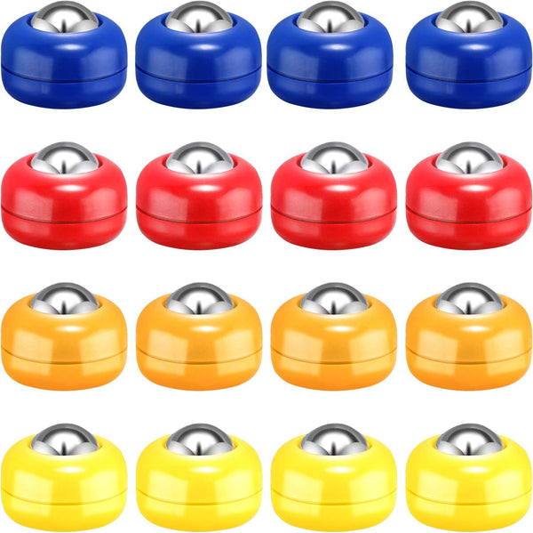 Mini Shuffleboard Replacement Pucks Tabletop Equipment Rollers Set Shuffleboard Curling Accessories