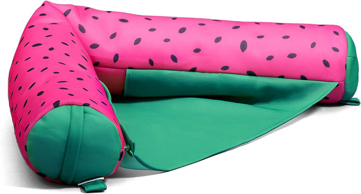 Noodle Sling, No Inflation Needed, Pool Float with Armrests, Quick Draining Fabric, Cup Holder