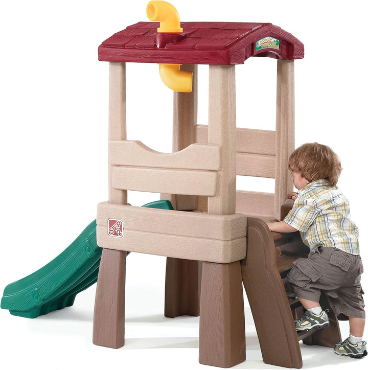 Play Naturally Playful Lookout Treehouse, Kids Outdoor Playset, Backyard Playground Set, Slide, Ladder, Pivoting Periscope, outside Jungle Gym, for Toddlers 1.5+ Years Old