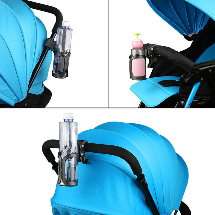 Stroller Cup Holder, Universal Cup Holder for Uppababy, Nuna, Doona Strollers, 360 ° Rotatable Bottle Holder for Stroller, Bike, Wheelchair, Walker, Scooter