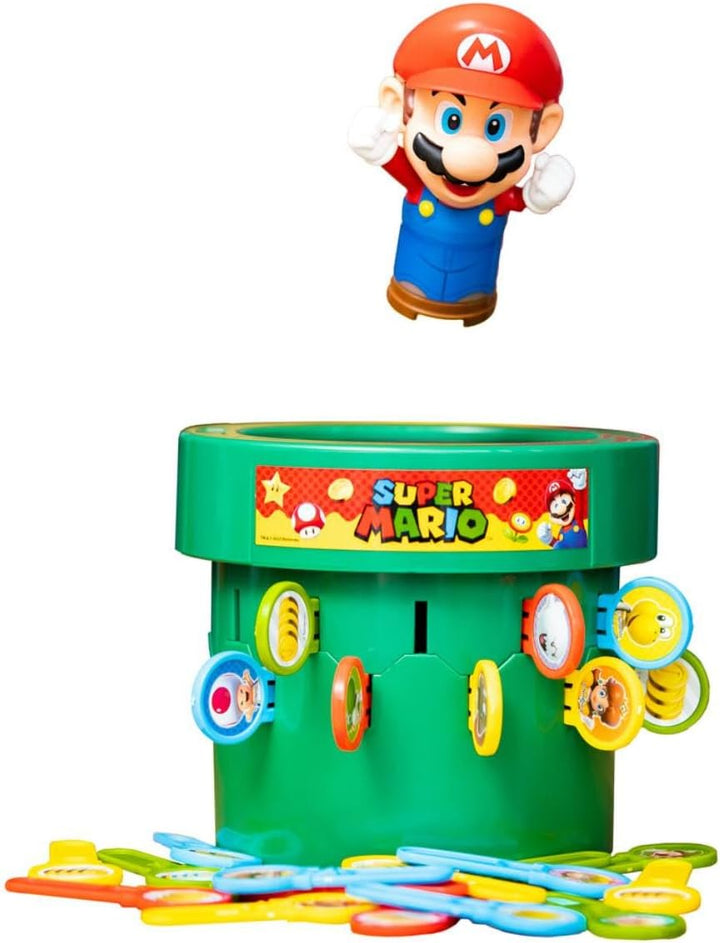 Pop up Super Mario Board Game - Family and Preschool Kids Games for Family Game Night - Kids Activities and Super Mario Toys - Girls and Boys Games - 2-4 Players - Ages 4 Years and Up