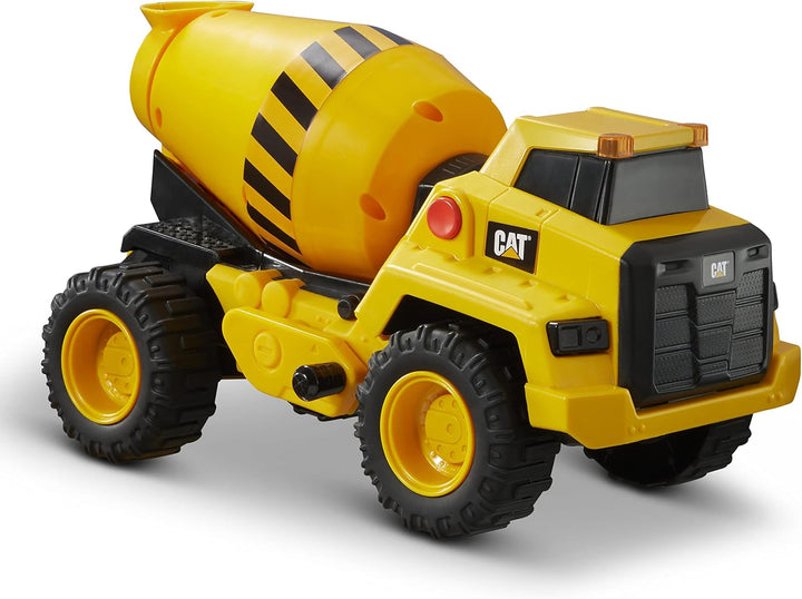 Construction Toys,  Construction 11.5" Power Haulers Cement Mixer, Realistic Lights & Sounds, Motion Drive Technology, Working Features, and Interactive Play for Ages 3+