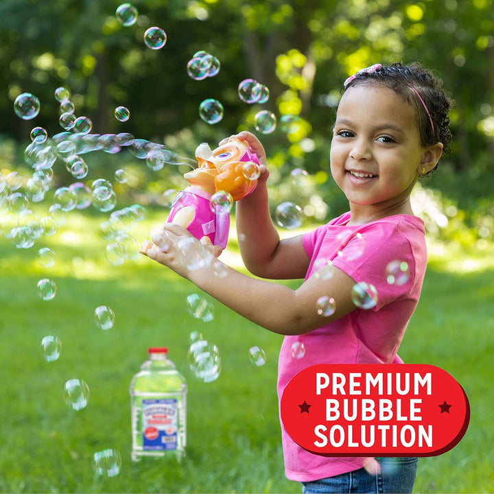 Bubbles by Fubbles| Made in the USA |64Oz Non Toxic Bubble Solution |Bubble Refill for Bubble Machines and Toys, Clear,12381