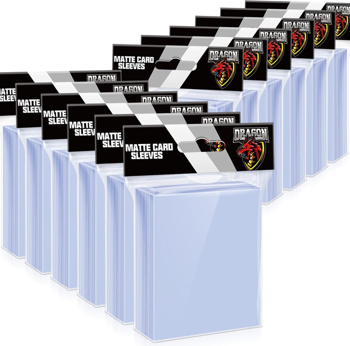 1000 Counts Card Sleeves Top Loaders for Trading Cards, Penny Soft Sleeves Baseball Card Sleeves Protectors Fit for Sports Cards, Football, Game Card