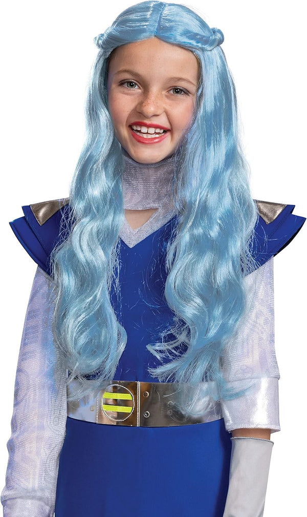 Addison Alien Wig for Kids, Official Disney Zombies Costume Accessory for Children