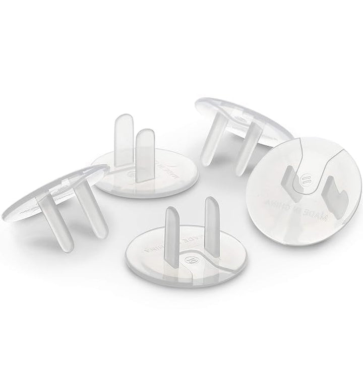 Safety Outlet Plug Covers 25-Pack, Clear – Childproof, Tamper-Resistant Plug Protectors and Outlet Covers for Baby Safety, Durable and Easy to Install Electrical Outlet Covers
