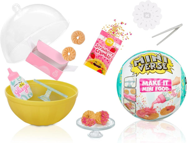 Make It Mini Food Cafe Series 3 Mini Collectibles - , Mystery Blind Packaging, DIY, Resin Play, Replica Food, NOT Edible, Collectors, 8+