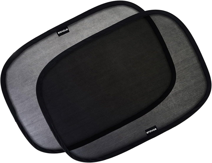 Car Window Shades for Baby (2 Pack) - 21X14 Inches Sun Shade Blocker, Cling - Glare Shield and UV Rays Protection for Your Child - Side Windows Screens for SUV- Mesh Window Shades for Car Baby