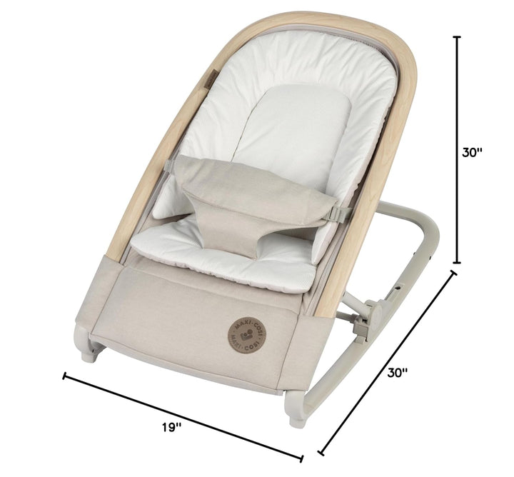 Kori 2-In-1 Baby Bouncer Seat for Infants, Baby Rocker Chair, Portable Baby Bouncer, Classic Oat
