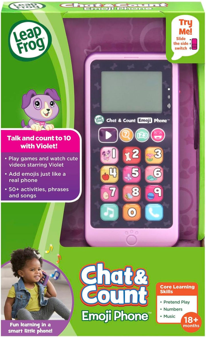 Chat and Count Emoji Phone, Purple
