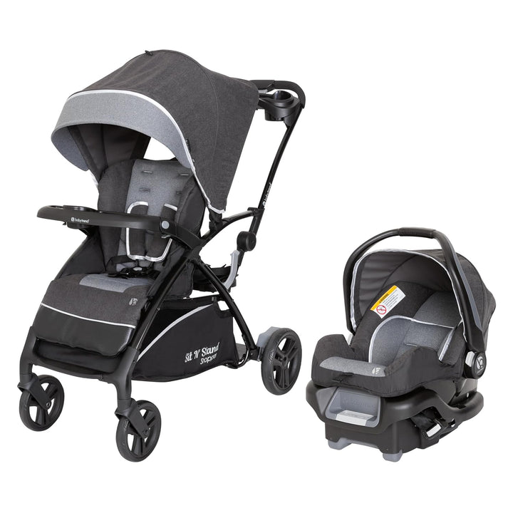 Sit N' Stand® Double 2.0 Stroller, Madrid Black