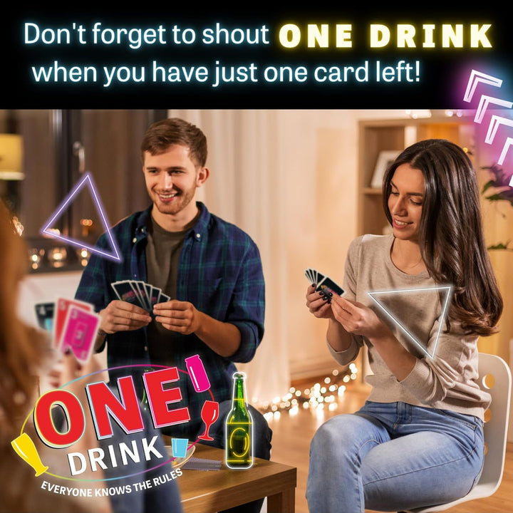 One Drink - Drinking Game for Parties - Fun and Easy Card Game for Game Nights