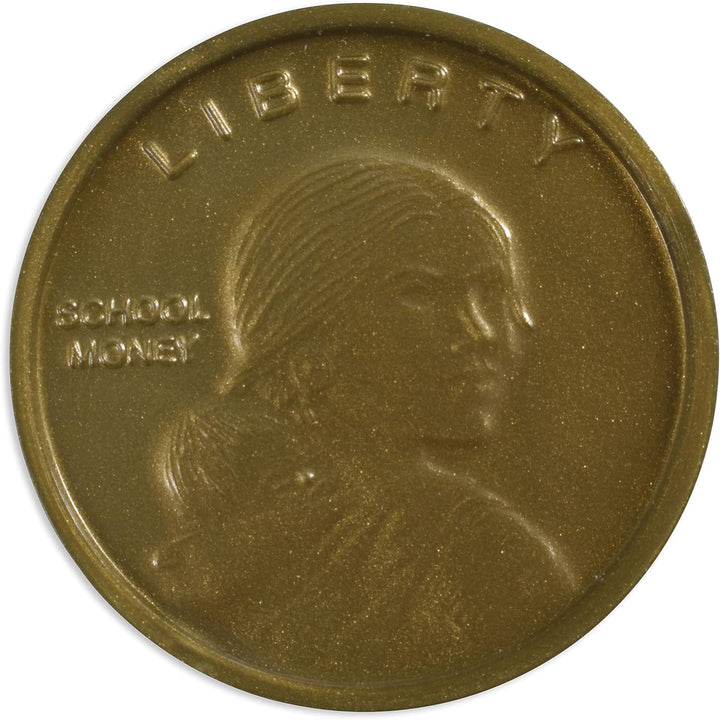 Play Coin Set - 30 Pennies, 20 Nickels, 20 Dimes, 20 Quarters and 4 Half-Dollars - Realistic Coins for Pretend Play
