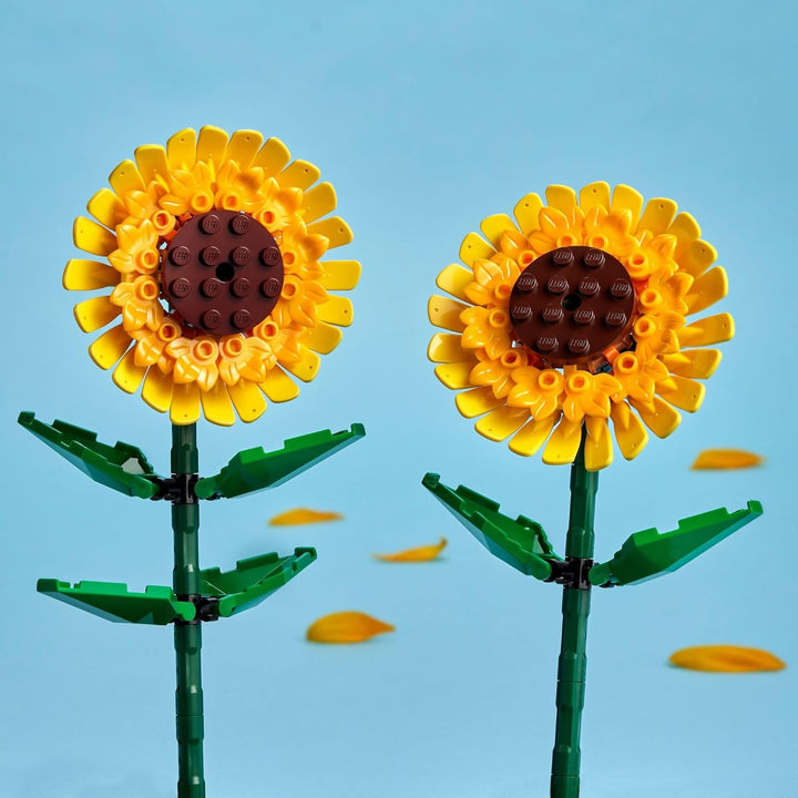 Sunflowers Building Toy for Kids, Girls and Boys Ages 8+ - Artificial Sunflowers for Home Decor and Display - Birthday Gift Idea for Lovers of Plants & Flowers - 40524