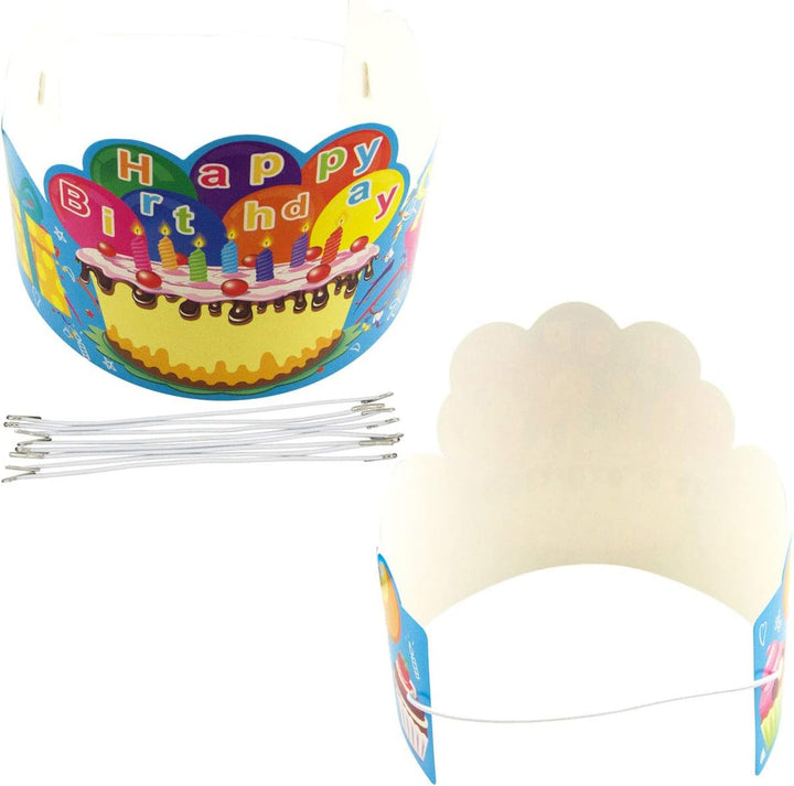Birthday Crowns for Kids Family Birthday Classroom School VBS Party Supplies Pack of 30 Classroom Must Haves Kindergarten Preschool Pre K