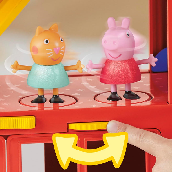 2-In-1 Party Bus Playset with 3 Figures and 13 Accessory Pieces, Preschool Toys for Girls and Boys, Kids Gifts, Ages 3+