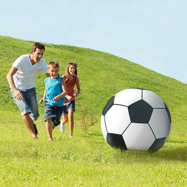 Giant Inflatable Soccer Ball - Made from Premium Raft Grade Vinyl, Black & White 2.5 Ft