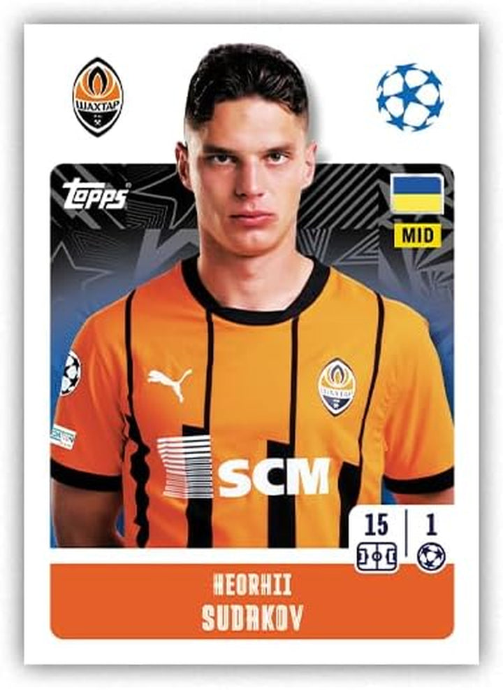 UEFA Champions League Stickers 24/25 - Starter Pack - Contains an 80 Page Sticker Album and 3 Packets (18 Stickers), One of Which Is a Lucky Packet with an Extra Special Shiny Sticker Inside!