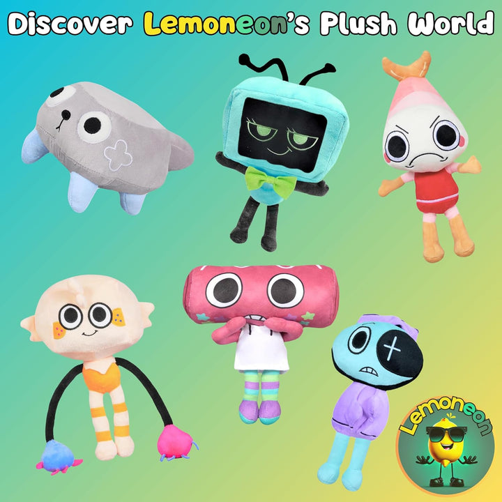 Dandy'S World Plush 11" Cosmo Plush Stuffed Figure Pillow for Video Game Fans Room Decor with a Sticker Set