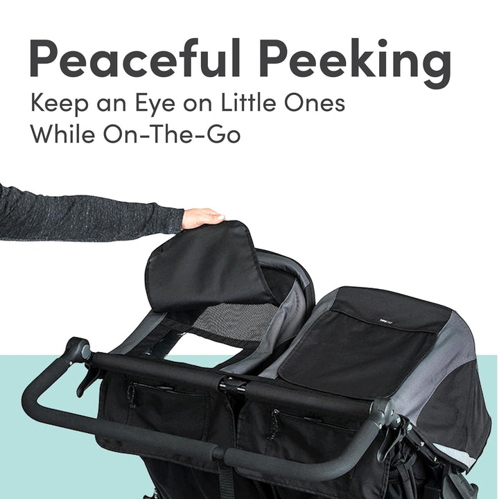 Revolution Flex 3.0 Duallie Double Jogging Stroller, Graphite Black