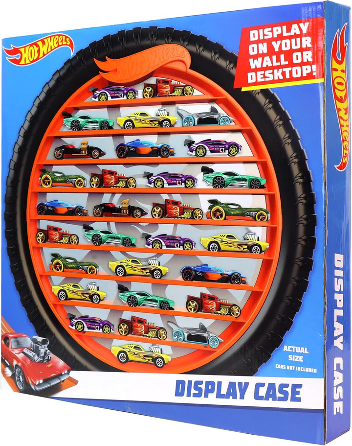 Hot Wheels Collector Case – Durable Die-Cast Car Storage Organizer with Handle for 1:64 Scale Vehicles – Holds up to 50 Cars – Portable Display and Carry Case for Kids and Collectors