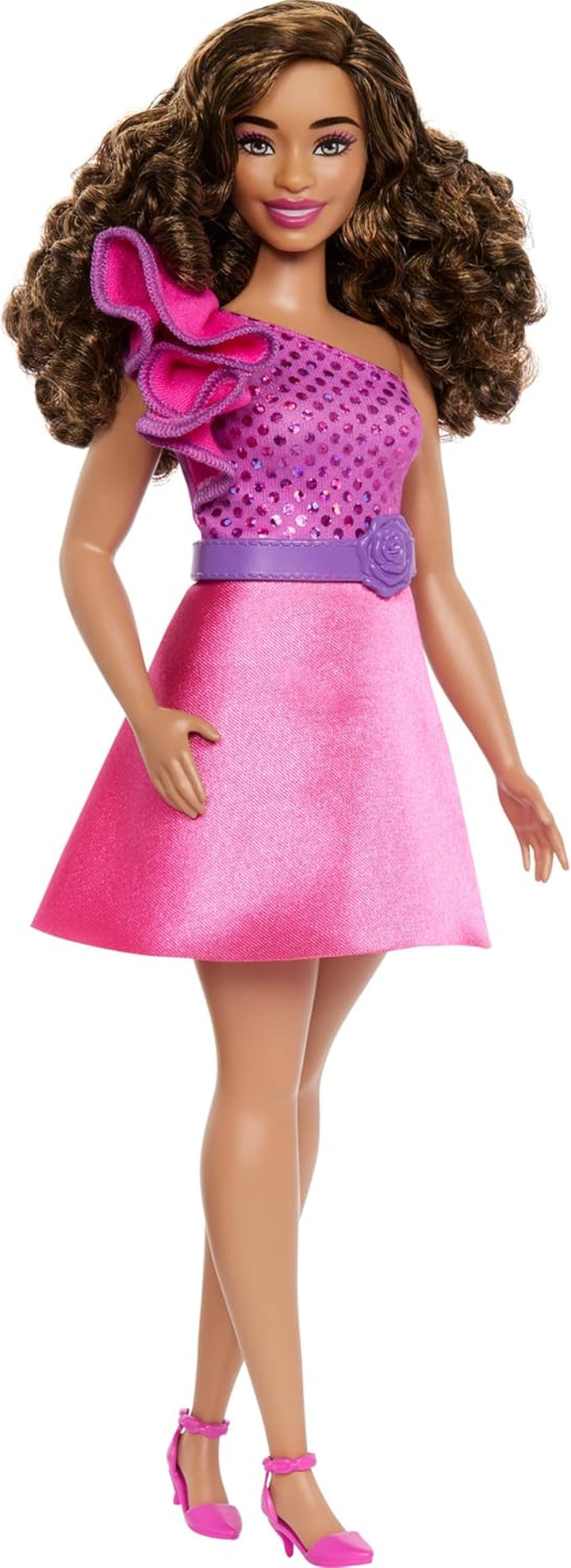 Fashionistas Doll #223 with Blonde Wavy Hair, Totally Hair-Inspired Dress & Accessories, 65Th Anniversary Collectible Toy