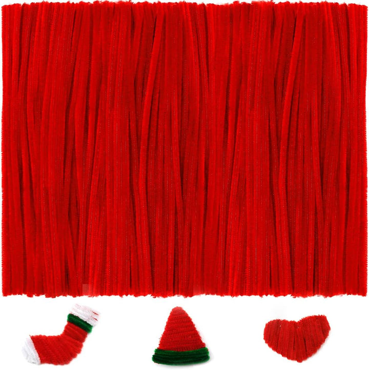 200Pcs 20Colors, Pipe Cleaners, Chenille Stems, Pipe Cleaners for Crafts, Pipe Cleaner Crafts, Art and Craft Supplies