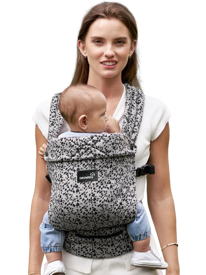 Baby Carrier Newborn to Toddler, Ergonomic Baby Toddler Carrier Slings Wraps with Head Support, Easy to Wear, Infant Carrier Baby Gift, Travel and Hiking Friendly,For 7 to 44 Lb(Houndstooth)