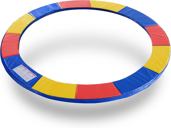 Trampoline Pad Replacement 16 15 14 13 12 10 8 Foot, Waterproof Safety Spring Cover round Frame Pad, No Hole for Pole