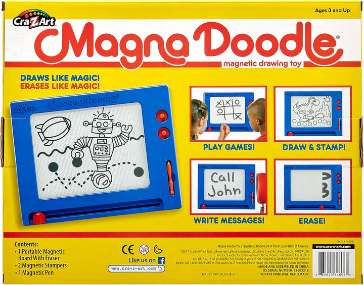 Retro Magna Doodle - 50 Years of Creative Fun – Classic Magnetic Drawing Board Toy, Ages 3+