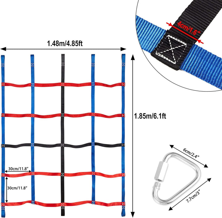 Climbing Net for Kids Outdoor, Climbing Cargo Net, Playground Accessories, Kids Climbing Net Swingset Accessories for Jungle Gyms Playground Obstacle Course Training for Outdoor