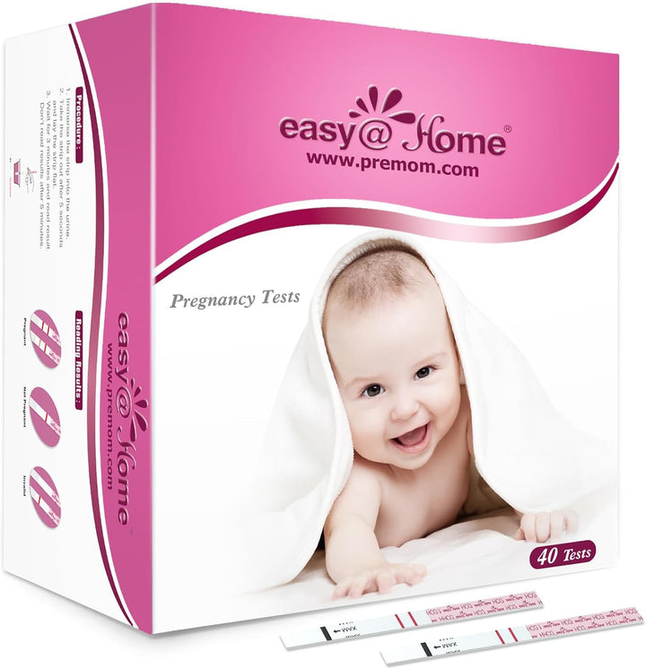 Pregnancy Test Strips Kit, 20 Pack Early Detection Hcg Tests - Bulk Pregnancy Strips - Powered by Premom APP