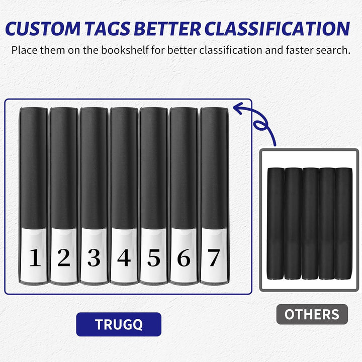 Toploader Binder Holds 324 Toploaders | 20 Toploaders |Waterproof PU Leather + Anti-Yellowing PP Inserts | Ridge Tab Sorting Portable Top Loader Binder for Cards (For Sports/Game Cards)
