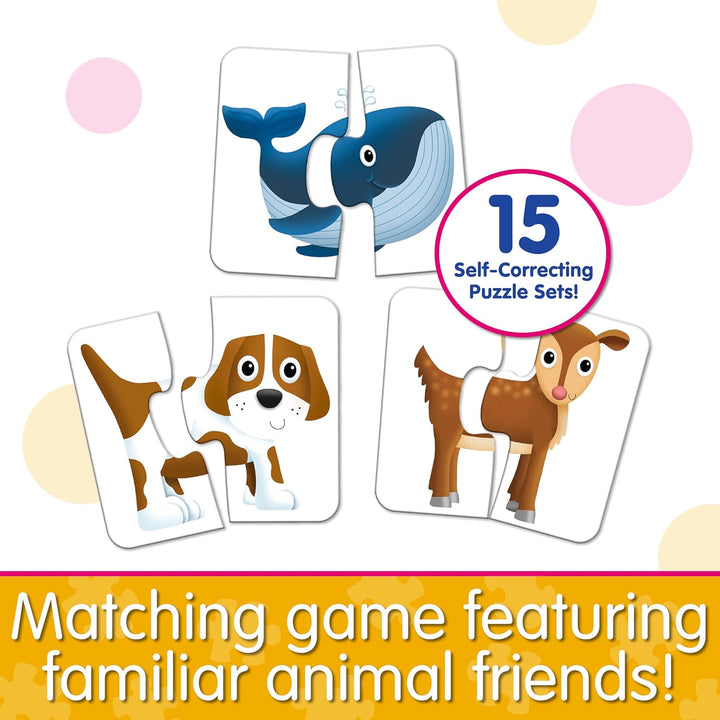 : My First Match It! - Head and Tails - 15 Self-Correcting Animal Memory Matching Puzzles Games - Educational Activities for Learning - Preschoolers Age 2-5 - Award Winning Toys