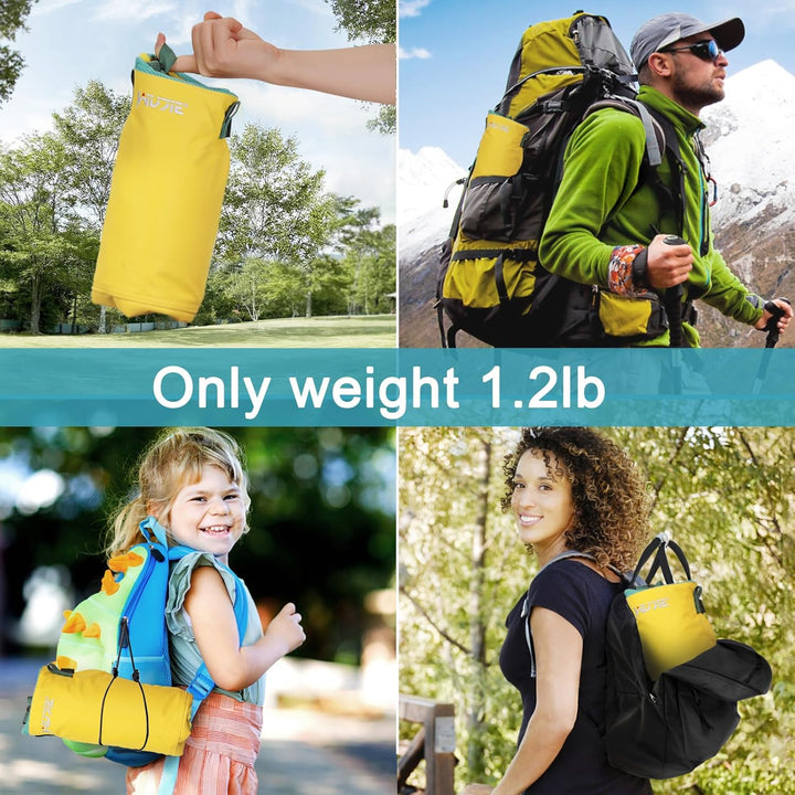 Hiking Baby Carrier Backpack for Older Child 3-12 Years Old, Comfortable Baby Backpack Carrier Forhiking with Double Seat Belts and Footlock, Can Be Folded into a Small Roll Weight 1.2Lb