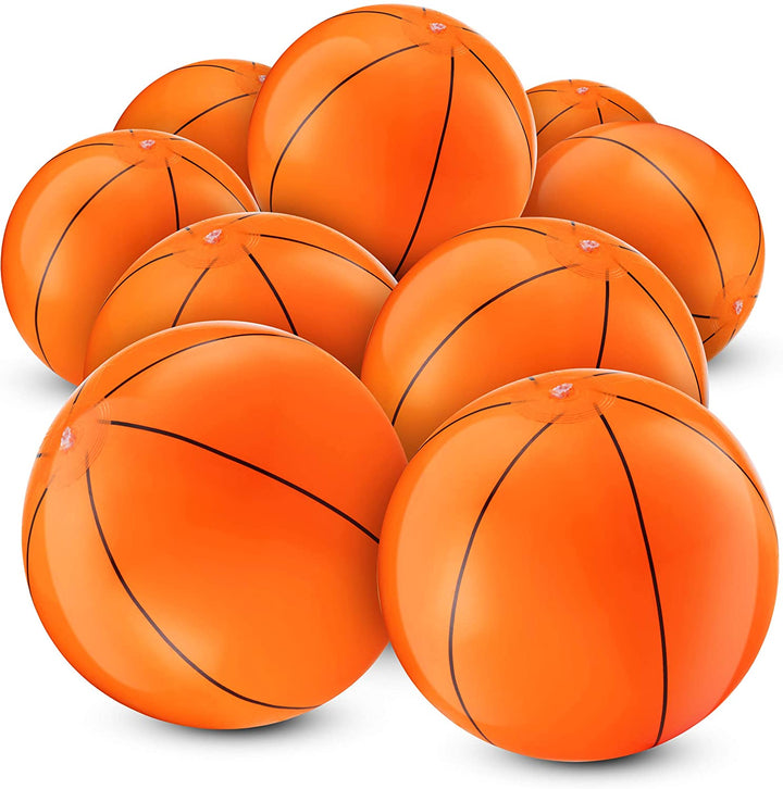Inflatable Baseball (Pack of 12) 16-Inch, Baseball Beach Balls for Themed Party Decorations & Birthday Decor - Pool Ball Toys Party Favors & Goodie Bags Favors for Kids, Boys and Girls